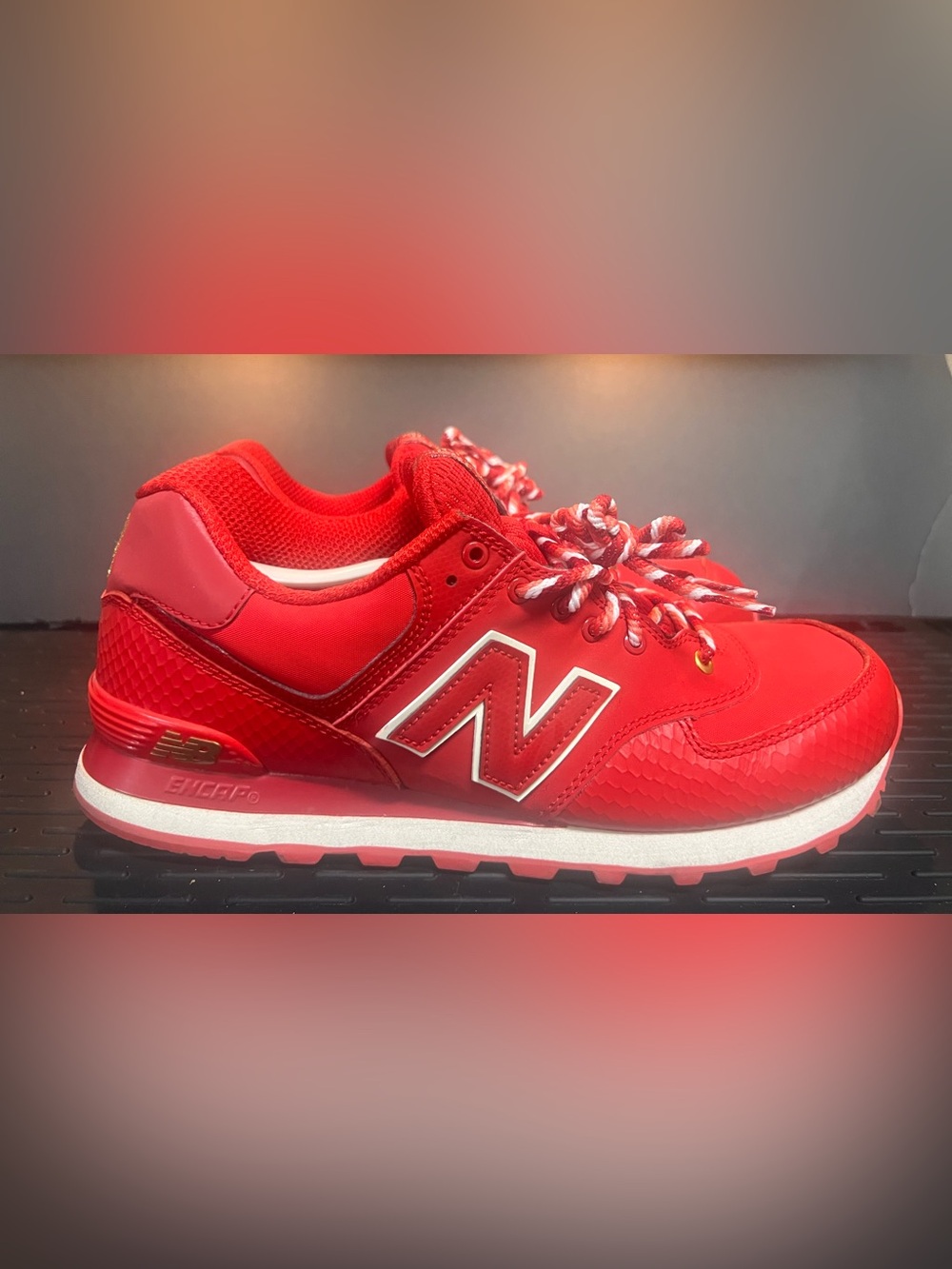 New Balance 574 "Year of the Snake" Red – Men's Size 10.5 – Excellent Condition